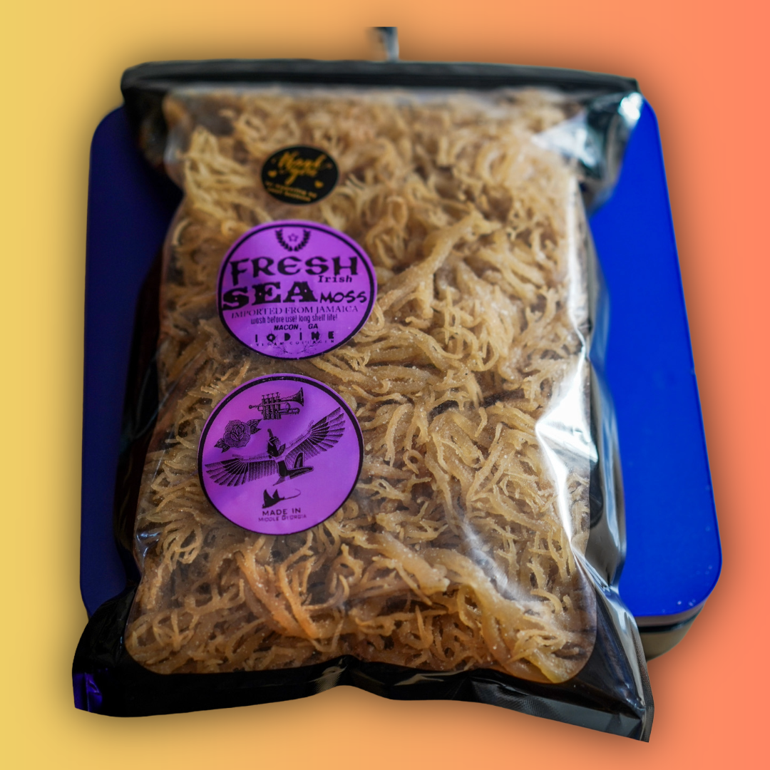 1lb Fresh Raw Jamaican Sea Moss — Rare Iodine, Vegan Collagen & Long-Lasting Vitality