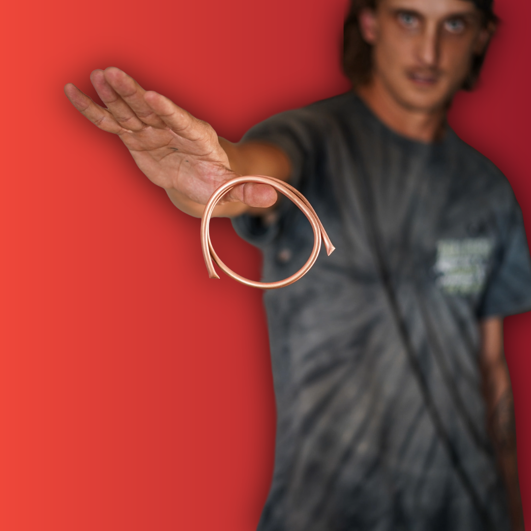 Handmade Pure Copper Arm Band — Ancient Energy Conductor & Self-Preservation Accessory