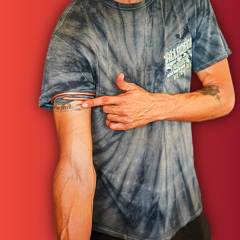 Handmade Pure Copper Arm Band — Ancient Energy Conductor & Self-Preservation Accessory