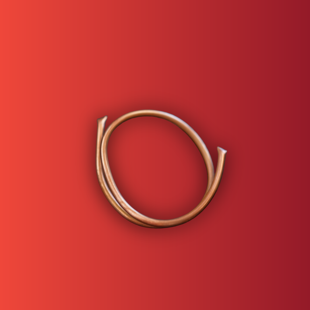 Handmade Pure Copper Arm Band — Ancient Energy Conductor & Self-Preservation Accessory