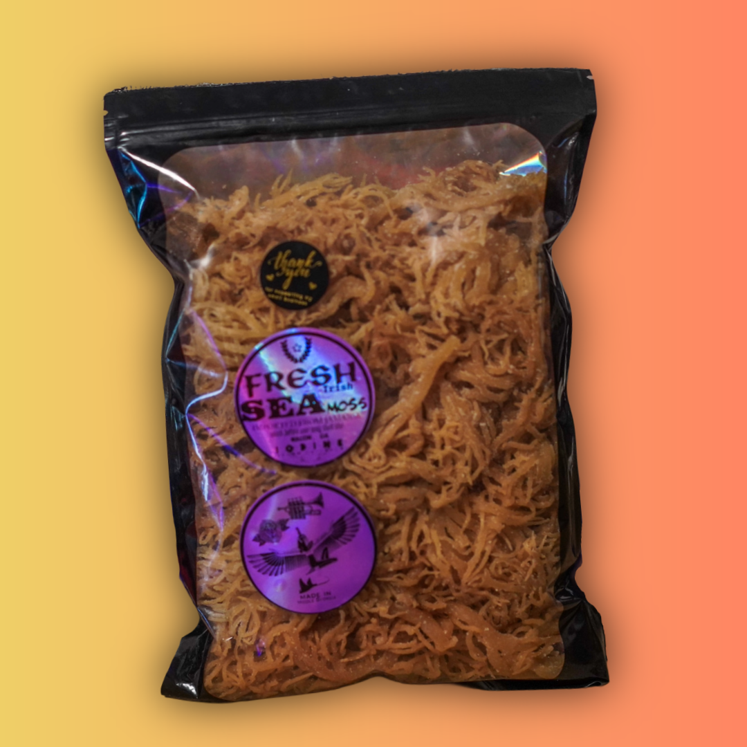 1lb Fresh Raw Jamaican Sea Moss — Rare Iodine, Vegan Collagen & Long-Lasting Vitality