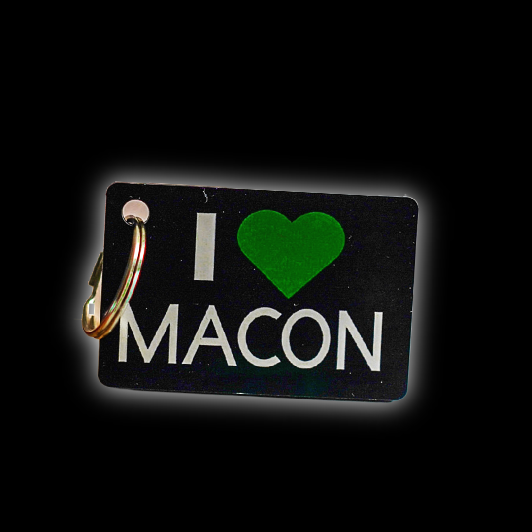 I HEART MACON Keychain — Middle Georgia Soul
